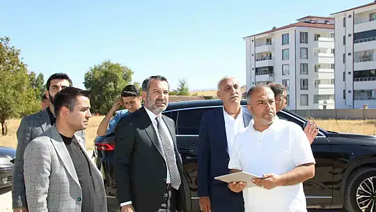 Başkan Şerifoğulları, Hicret Mahallesi'nde incelemelerde bulundu