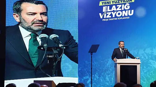 Belediye Başkanı Şahin Şerifoğulları 'Yeni Yüzyılda Elazığ Vizyonunu' tanıttı