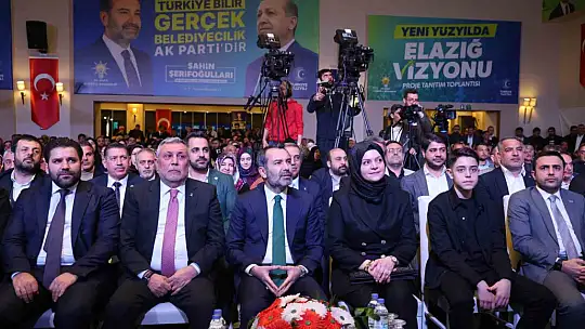 Belediye Başkanı Şahin Şerifoğulları 'Yeni Yüzyılda Elazığ Vizyonunu' tanıttı