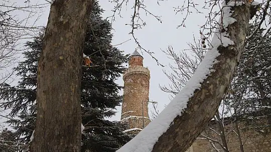 Bin 200 rakımlı Harput'ta kar güzelliği
