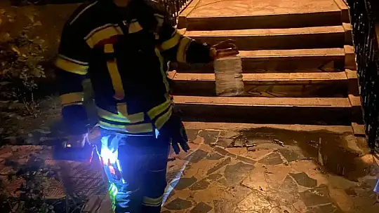 Cam korkuluktaki yılan paniğe neden oldu