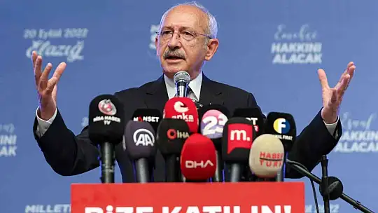 CHP Genel Başkan Kılıçdaroğlu'ndan Elazığ'a bakanlık sözü