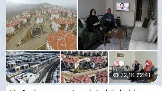 Cumhurbaşkanı Erdoğan'dan Elazığ paylaşımı