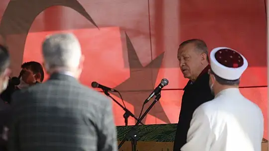 Cumhurbaşkanı Erdoğan, Hafız Abdullah Nazırlı'nın cenaze namazına katıldı