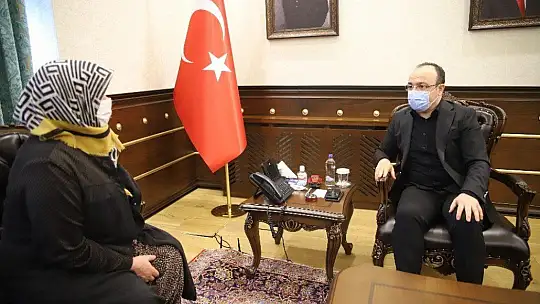 Cumhurbaşkanından talepte bulunan kadınları, Vali misafir etti