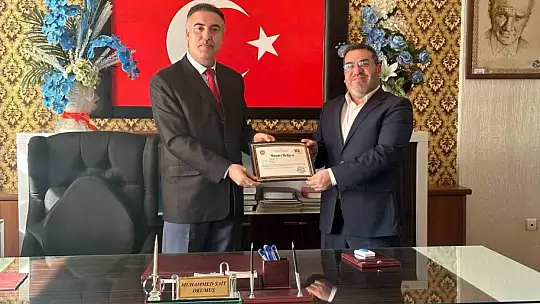 Deprem bölgesinde görev yapan din görevlilerine başarı belgeleri takdim edildi