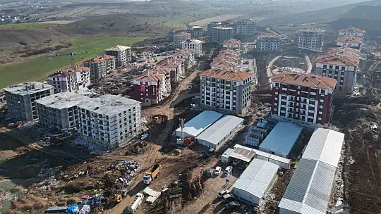 Depremzedeler konutlarına kavuşmak için artık gün sayıyor