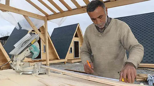 Doğu ve Güneydoğu Bölgesinin tek bungalov fabrikasını kurdu..