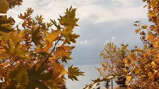 Doğunun gizli denizi Hazar Gölünde sonbahar güzelliği
