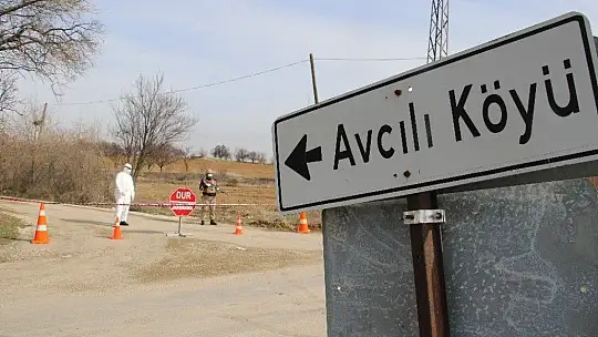 (Düzeltme ) Elazığ'da Covid-19 görülen köy karantinaya alındı