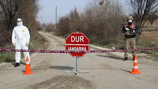 (Düzeltme ) Elazığ'da Covid-19 görülen köy karantinaya alındı