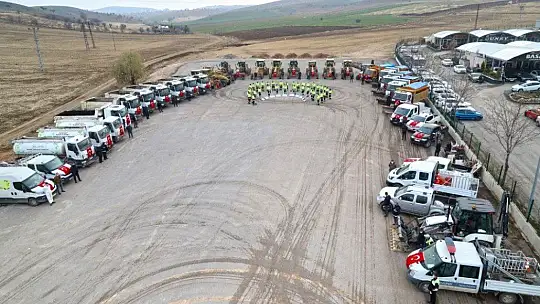 Elazığ Belediyesi 58 araç ve 275 personelle kış tedbirlerini aldı