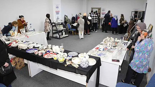 EBEGEM el sanatları sergisi açıldı