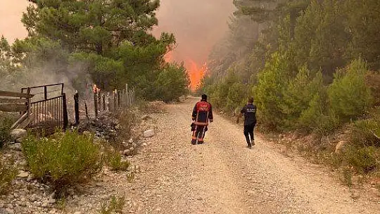 Elazığ Belediyesi itfaiye ekipleri, Manavgat'ta