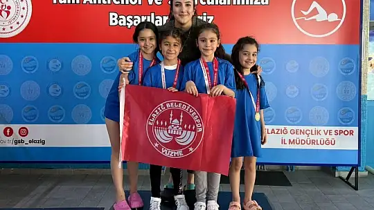 Elazığ Belediyesi'nden yüzmede 98 derece