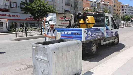 Bayram sonrası Şehir genelinde hijyen çalışması