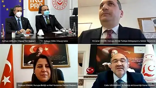 Elazığ'da 'Çevrimiçi Etkileşimli İSG Risk Değerlendirme Sistemi' projesi