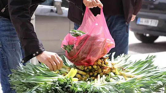Elazığ'da 'Çiriş' ve 'Kenger' otu, tezgahlardaki yerini aldı