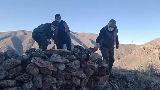 Elazığ'da kaçak avda kullanılan meterisler yıkıldı