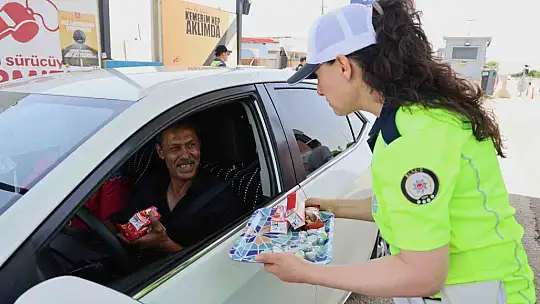 Elazığ'da 'Yolun sonu bayram olsun' mottosuyla denetim