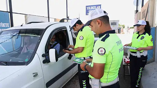 Elazığ'da 'Yolun sonu bayram olsun' mottosuyla denetim