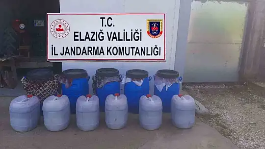 Elazığ'da 11 bin 237 litre kaçak şarap ele geçirildi
