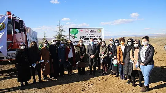 Elazığ'da 11 şehit anısına fidan dikildi