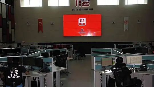 112 Acil Çağrı Merkezine gelen aramanın yüzde 74'ü asılsız