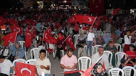 Elazığ'da 15 Temmuz Demokrasi ve Milli Birlik Günü törenle kutlandı