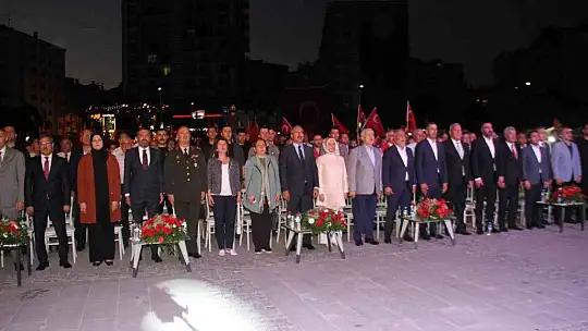 Elazığ'da 15 Temmuz Demokrasi ve Milli Birlik Günü törenle kutlandı