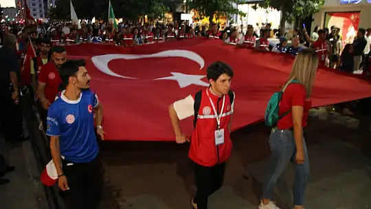Elazığ'da 15 Temmuz Demokrasi ve Milli Birlik Günü anma töreni