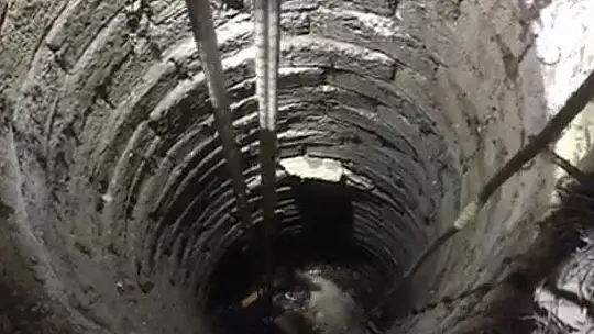 Elazığ'da 20 metrelik kuyuya düşen koyun kurtarıldı