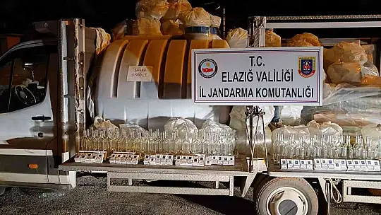 Elazığ'da 3 bin 500 litre kaçak şarap ele geçirildi