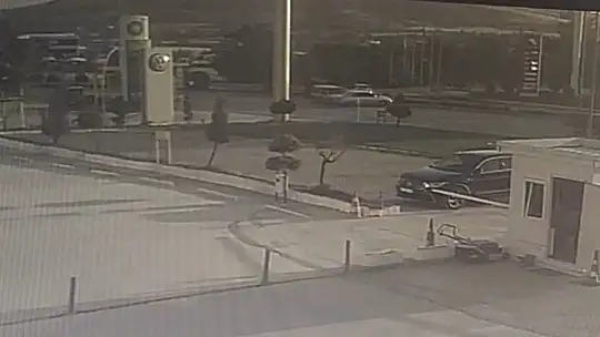 Elazığ'da 5 kişinin yaralandığı kaza güvenlik kamerasında