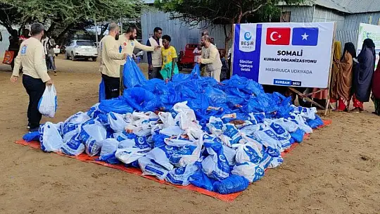 Elazığ'da 526 aileye kurbanlık et dağıtıldı