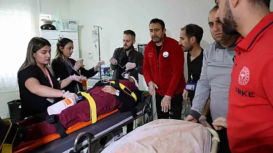 Elazığ'da 6.7'lik deprem tatbikatı
