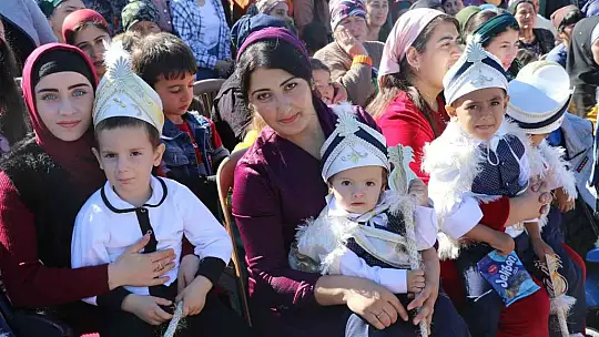 Elazığ'da Ahıska Türkü çocuklar için toplu sünnet töreni düzenlendi