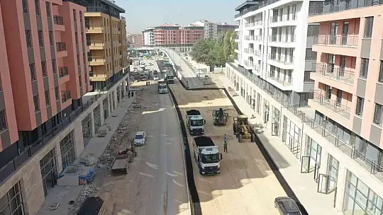 Elazığ'da Ali Rıza Septioğlu Bulvarı'ndaki yol çalışmaları tamamlandı