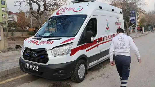 Elazığ'da ambulans yayaya çarptı: 2 yaralı