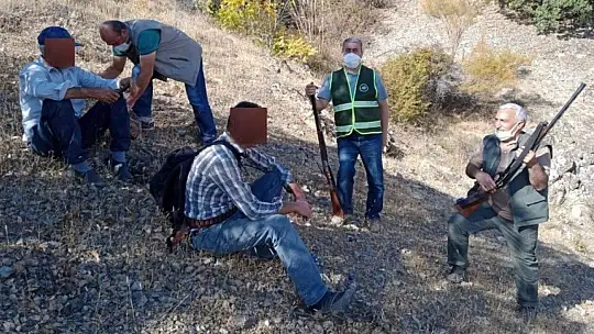 Elazığ'da av denetimi, 6 şahsa yasal işlem yapıldı