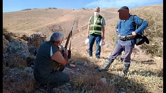 Elazığ'da av denetimi, 6 şahsa yasal işlem yapıldı