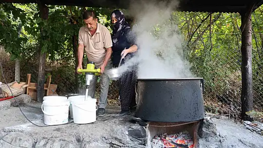 Elazığ'da bağ bozumuyla birlikte 'Orcik' mesaisi de başladı