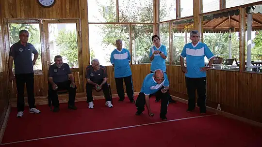Elazığ'da Bocce Turnuvasının bölge müsabakası yapıldı