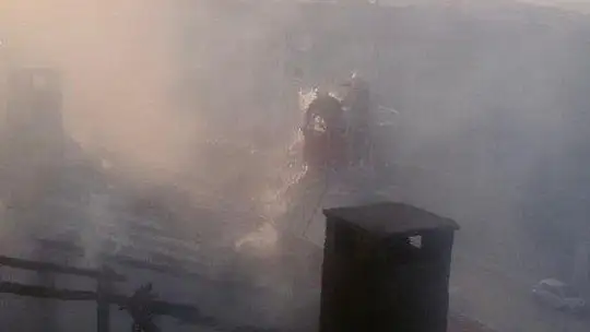 Elazığ'da çatı yangını korkuttu