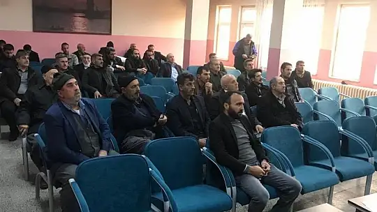 Elazığ'da çiftçilere yönelik bilgilendirme toplantısı