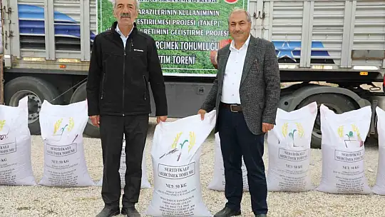 Elazığ'da çiftçilere yüzde 75 hibeli tohum desteği