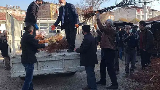 Elazığ'da çiftçiye 68 bin 500 adet badem fidanı dağıtıldı