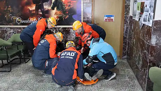 Elazığ'da deprem ve yangın tatbikatı