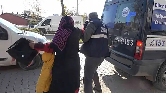 Elazığ'da dilenci operasyonları sürüyor..