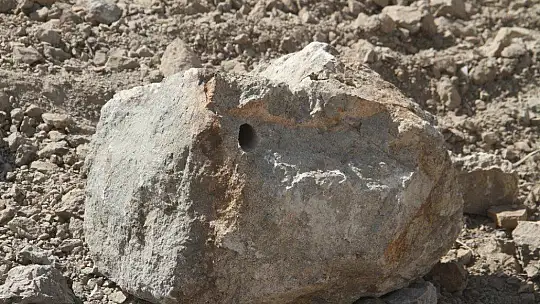Elazığ'da dinamit kalıntısı polisi alarma geçirdi